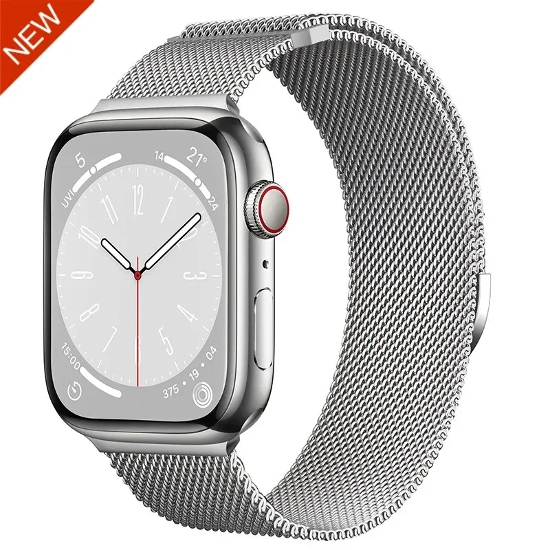 Milanese Loop Magnetic Metal Watch Strap - Elegant Design for Versatile Compatibility