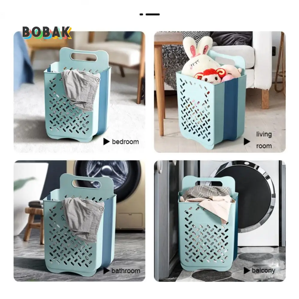 Panier À Linge Sale Pliable En Tissu Imperméable,accessoire Pour Vêtements  Et Ménage, À Placer Dans La Salle De Bain, Sac Organisateur De  Blanchisserie - Paniers À Linge - AliExpress