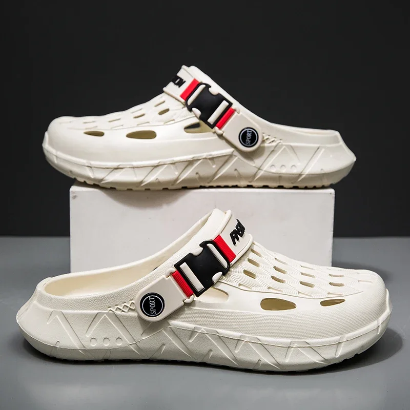 Summer men's sandals, anti-slip thick-soled, indoor and outdoor anti-slip beach slippers, large-sized sandals, shoes for men