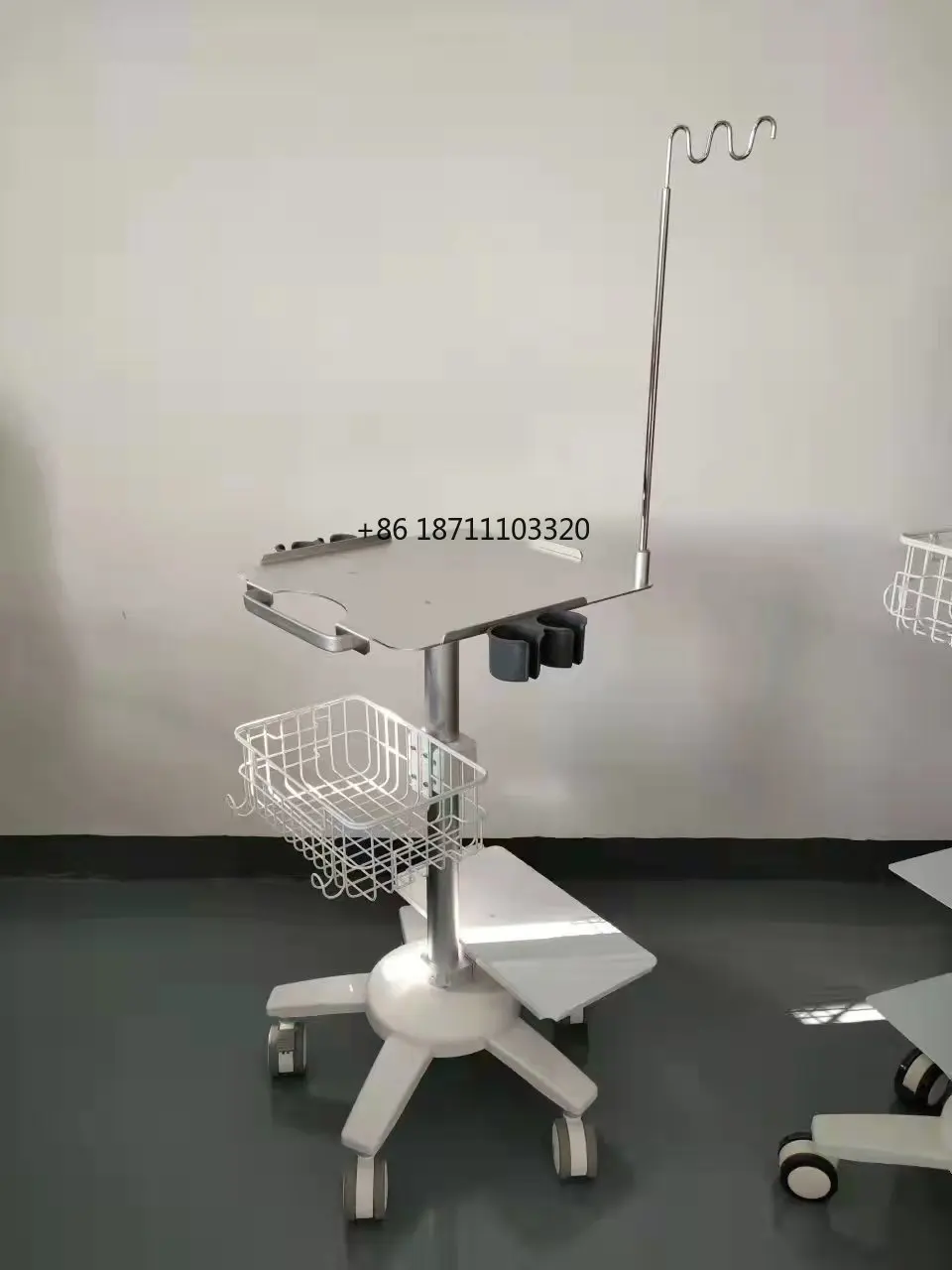 휴대용 초음파 전기 나이프 사일런트 카트 노트북 카트, 선반 공급 컬러 초음파 B 초음파 카트