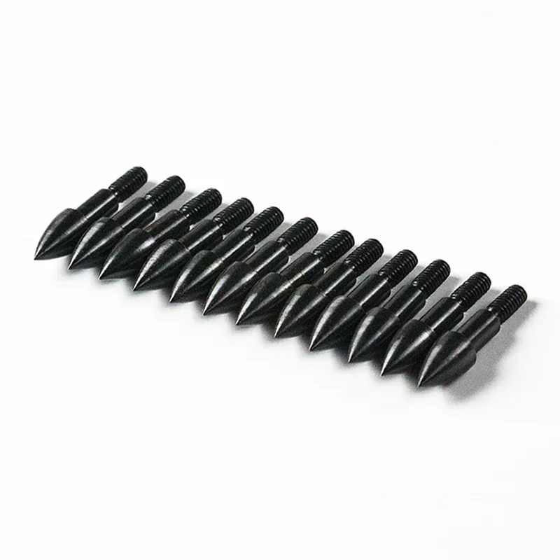 Archery Arrowhead Archery Arrows Linkboy Archery 12Pcs ID6.2mm Aluminium Arrow Insert Shaft 12Pcs Archery Target Point 75/100gr Arrowhead Accessories Hunting