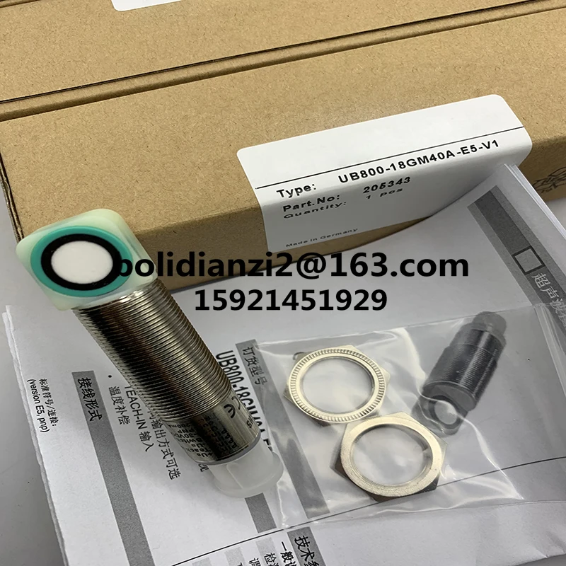 

Это в наличии UB800-18GM40A-E5-V1 новый оригинальный ультразвуковой датчик
