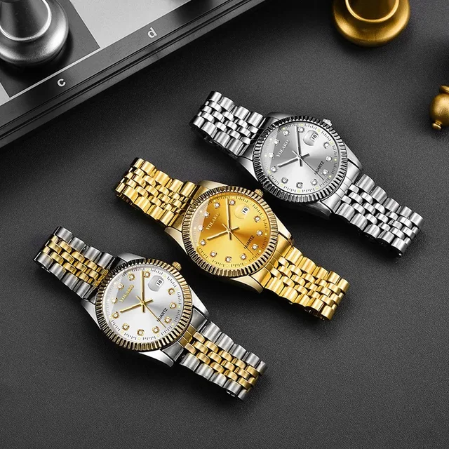 Mens Gold Watches  Business Quartz Watch - Image 6