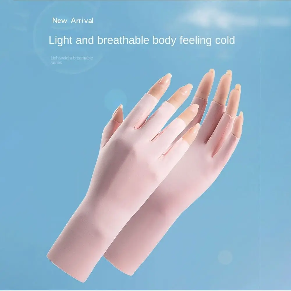Anti-UV-Strahlen Sonnenschutz Handschuhe Schützen Finger Haut Nagel UV Schutz Nagel Malerei Handschuhe Strahlung Beweis Led Lampe – Detail 7