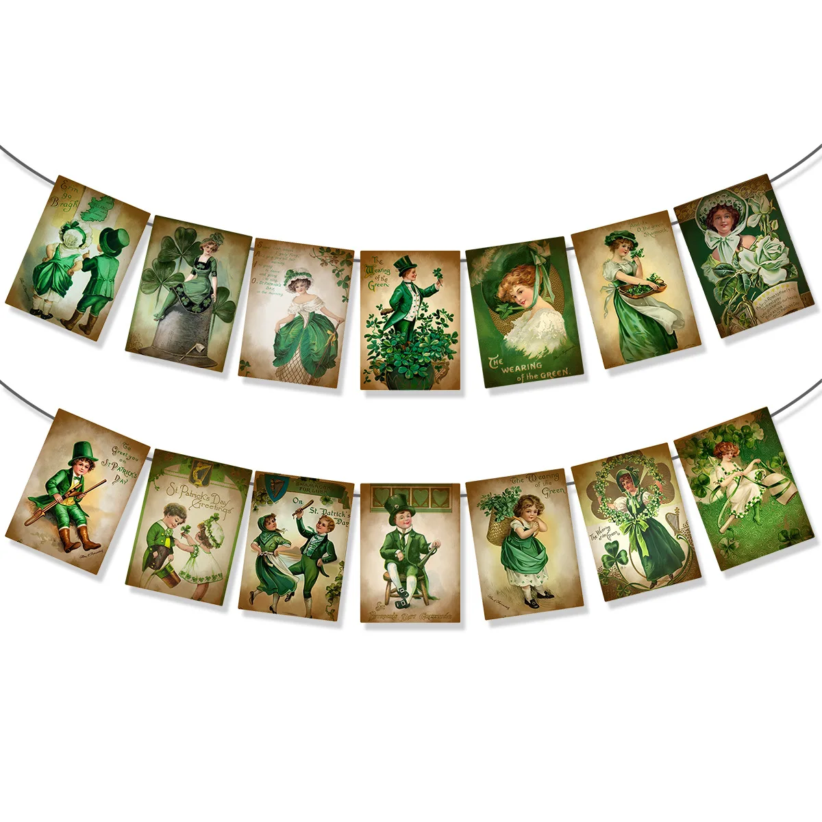 

St. Patrick's Holiday Decoration Banner With Irish Lucky Banner Theme Decoration Supplies