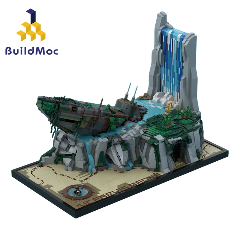 

Buildmoc неочаровательная игра удачи Дрейка креативный фильм MOC Набор строительных блоков игрушки для детей подарки игрушки 2904 шт. кирпичи