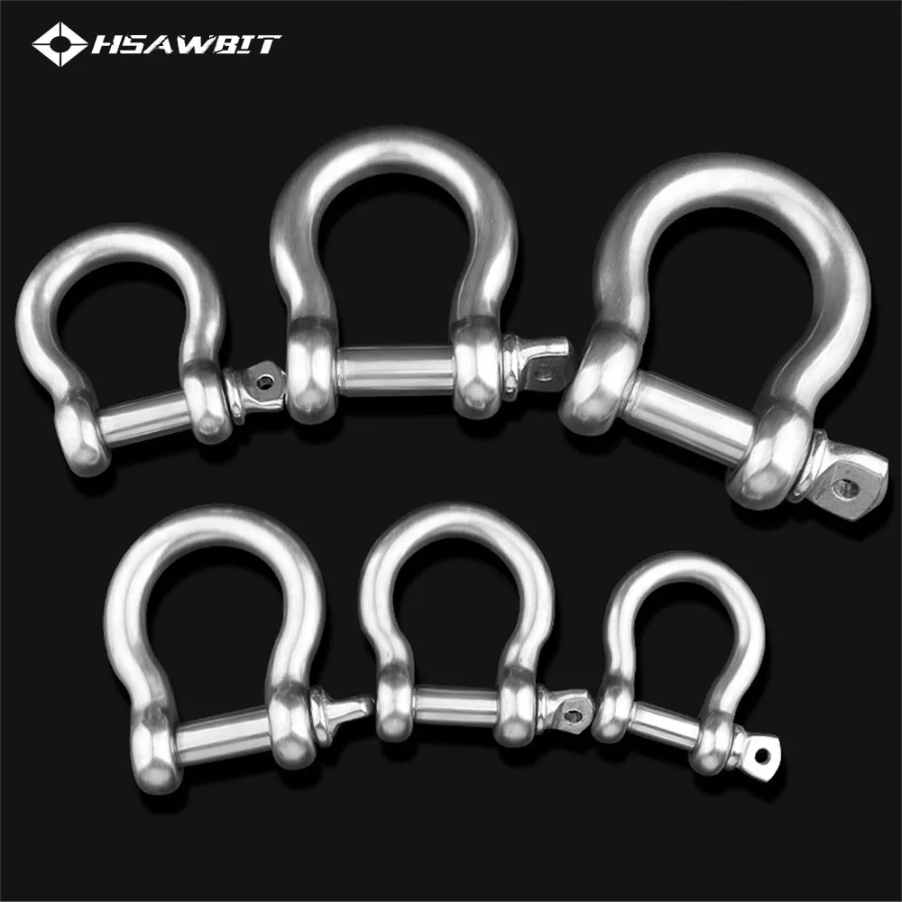 

M4-M12 100% A2 Stainless Steel 304 D-type Dee Shackle High Quality Antirust D Shackle SUS 304 M4-M12 Dee Shackle