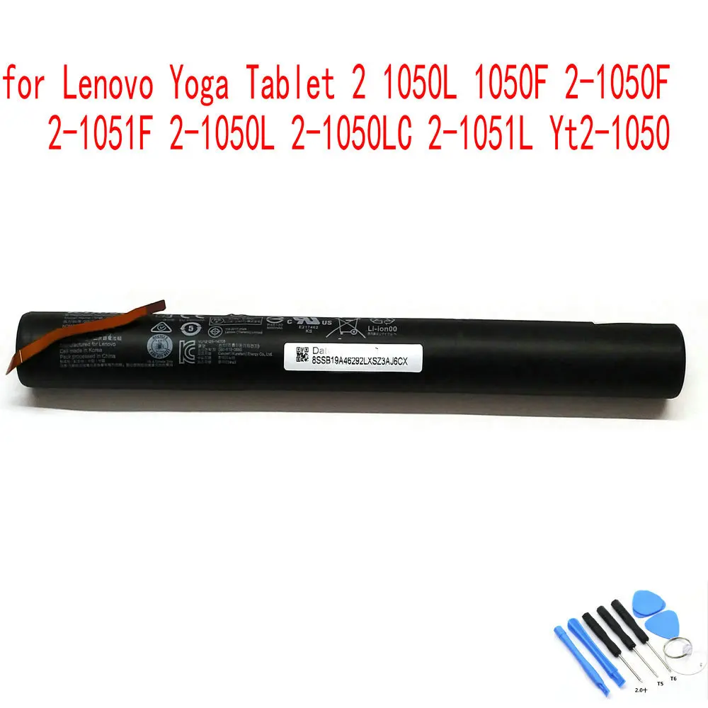 

Original L14C3K31 Battery For Lenovo Yoga Tablet 2 1050L 1050F 2-1050F 2-1051F 2-1050L 2-1050LC 2-1051L Yt2-1050 L14D3K31