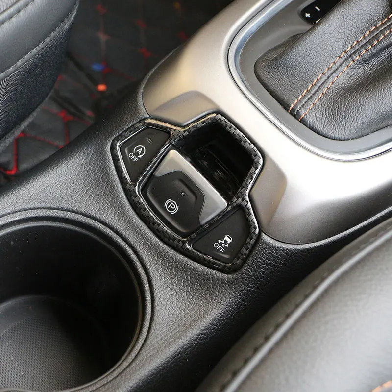 ABS Matte Steering Wheel Decorative Covers Trim Accessories 2015 2016 2017 for J