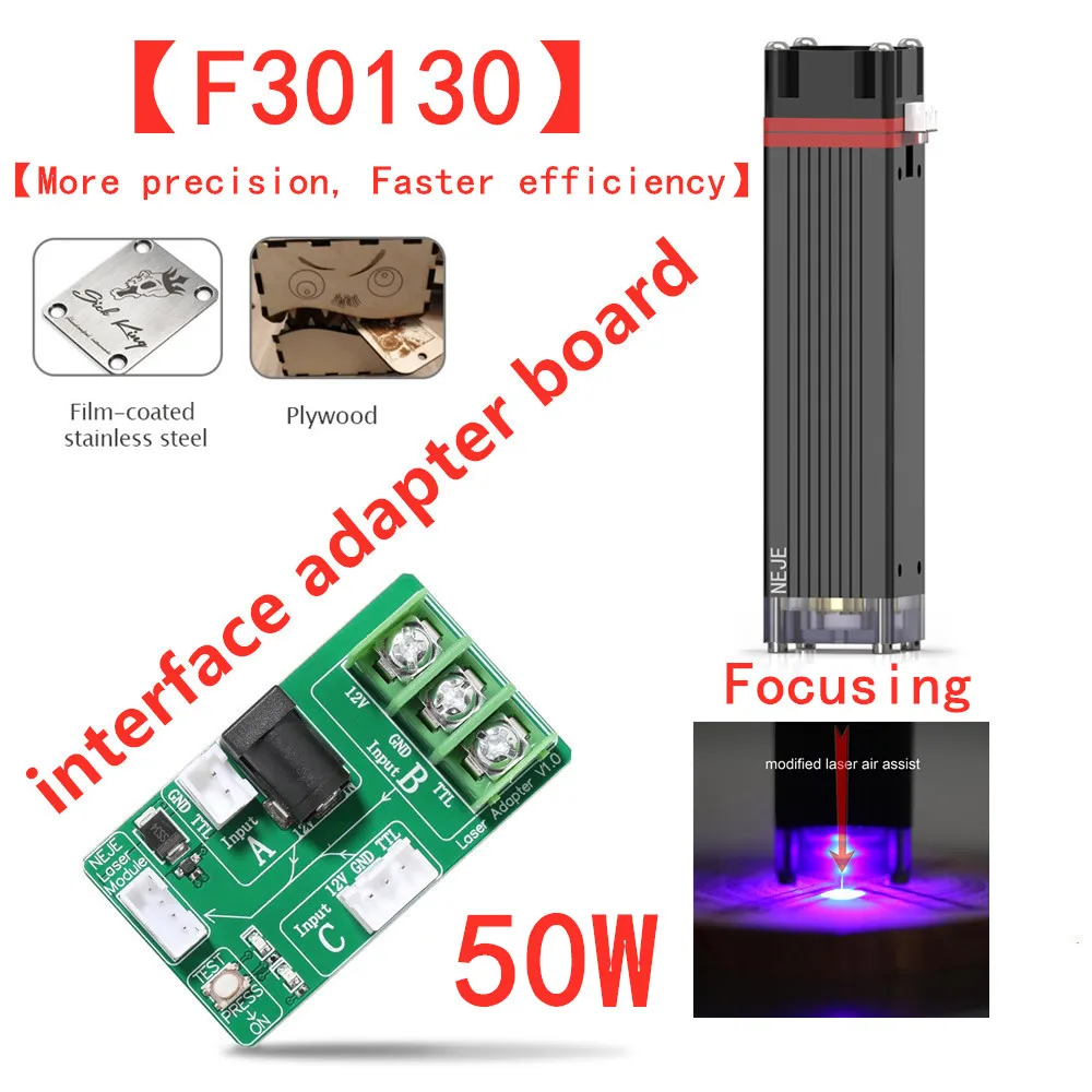 cnc wood router machine 450nm 20/30/40/50//80W-Professional Version, Focal Fixed, laser module,compressed spot technology,laser head,laser cutting tool central machinery band saw Woodworking Machinery