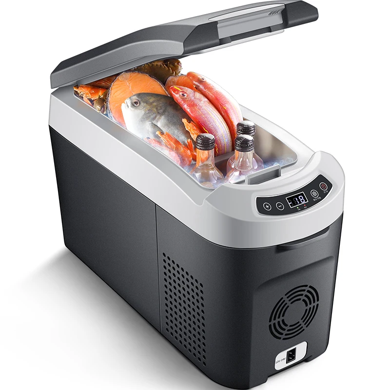 차량용 냉장고, 가정용 이중 목적 H18L 수직 팔걸이 위치, 소형 세단, 12V, 24V, 220V