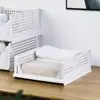 Multipurpose Portable Rounded Edge Clothes Socks Underwear Closet Organizer Shelf Storage Basket for Living Room 3