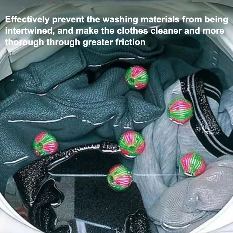 Pet Hair Remover Hair Catcher Cat Dog Fur Lint Remover Clothes Filter Ball Reusable Clean Laundry Ball Washing Machine Accessory