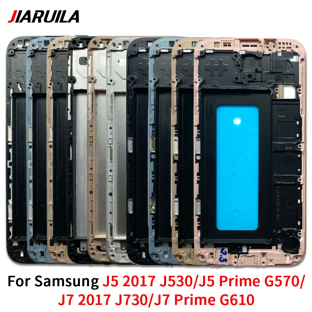 

10 Pcs Front Housing LCD Frame Bezel Plate Replacement Part For Samsung J5 J7 2017 J530 J730 J5 J7 Prime G570 G610