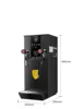 Commercial LCD Touch Screen 12L Steam Water Boiler Steam Boiling Machine Milk Foam Hot Water Heater For Bubble Tea Shop 5