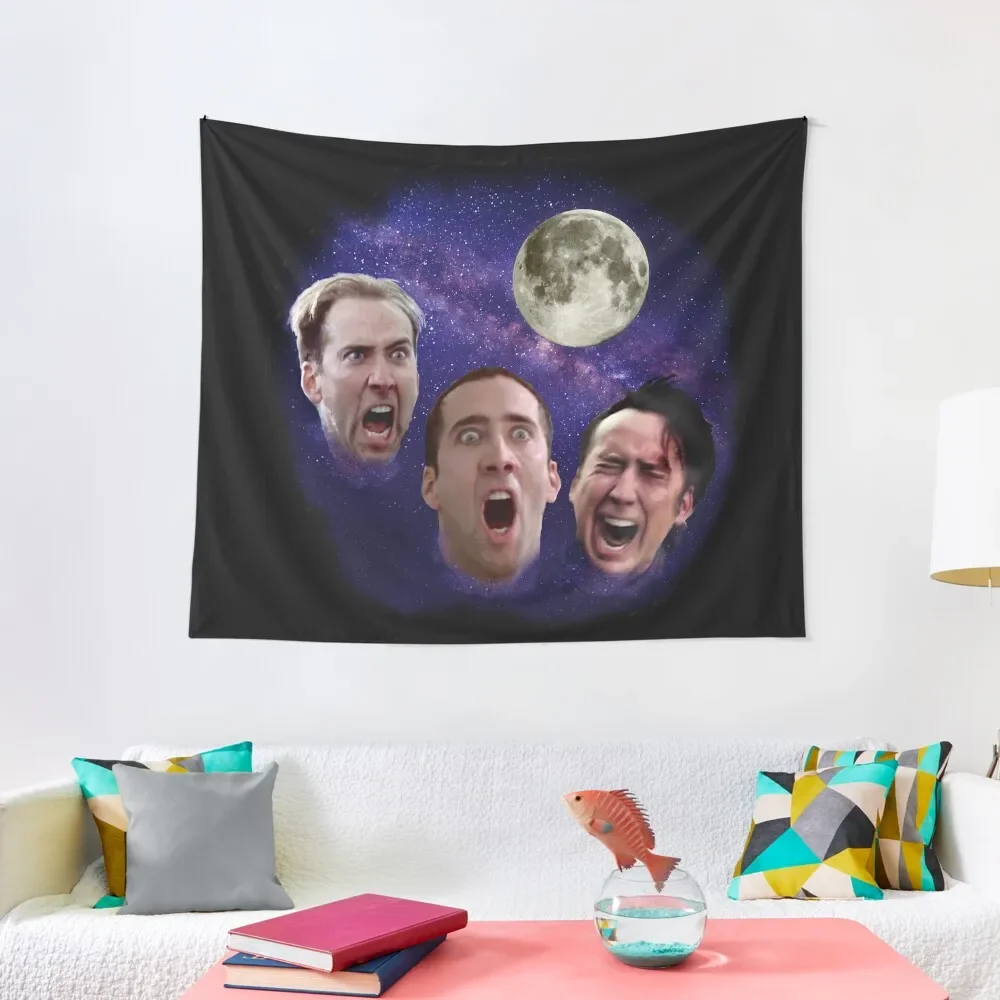 

Three Cage Moon Tapestry Room Decor Korean Style Room Decor Anime Decor Tapestry