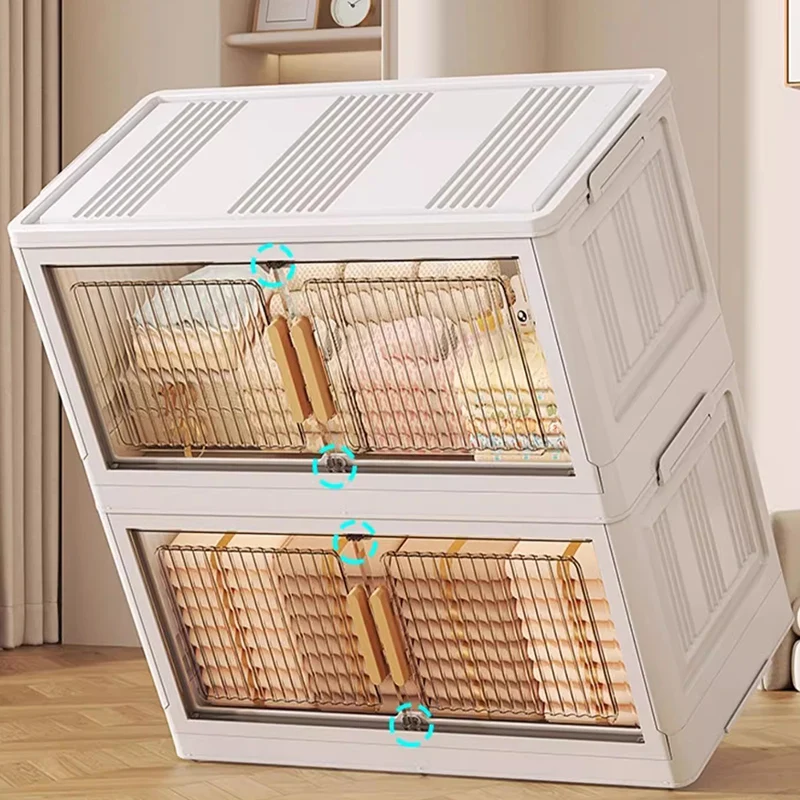 Foldable Open Closet Organizer Bedroom Partitions Clothes Wardrobe Living Room Shelves Display Guarda Roupa Furniture For Room