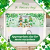 3 Pack Valentine's Day Gnomes Windows Valances St. Patrick's Day Easter Window Toppers Valances for Kitchen Bedroom Living Room 2