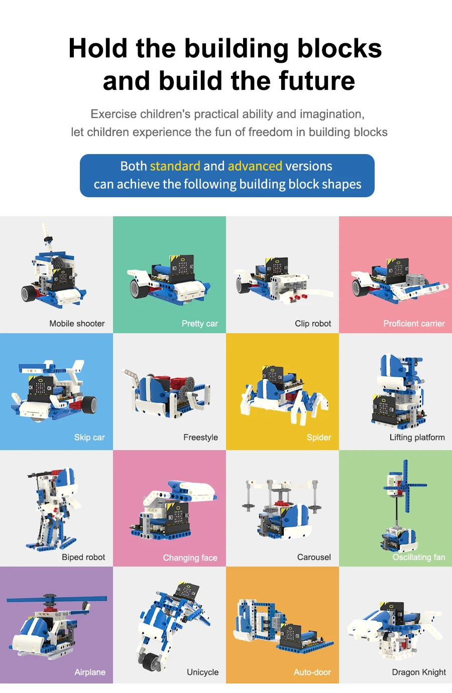 BBC Microbit V2 Robot Kit 16 in 1 STEM Projects with Sensor Module DIY ...