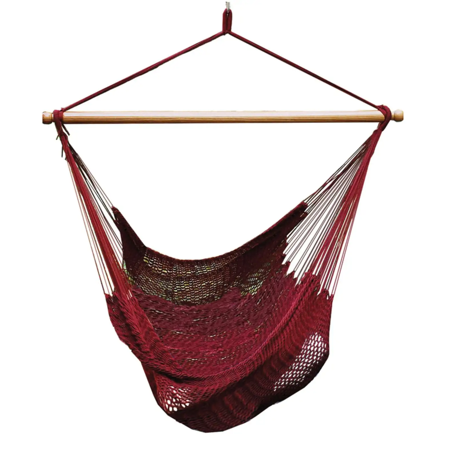 

Rope Hammock Chair Hanging Swing Chair Indoor Outdoor Swing Stand for Living Room, Garden, Balcony