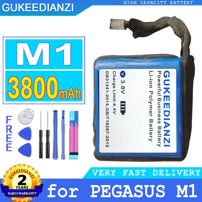 

3800mAh GUKEEDIANZI Battery for PEGASUS M1 Big Power Bateria