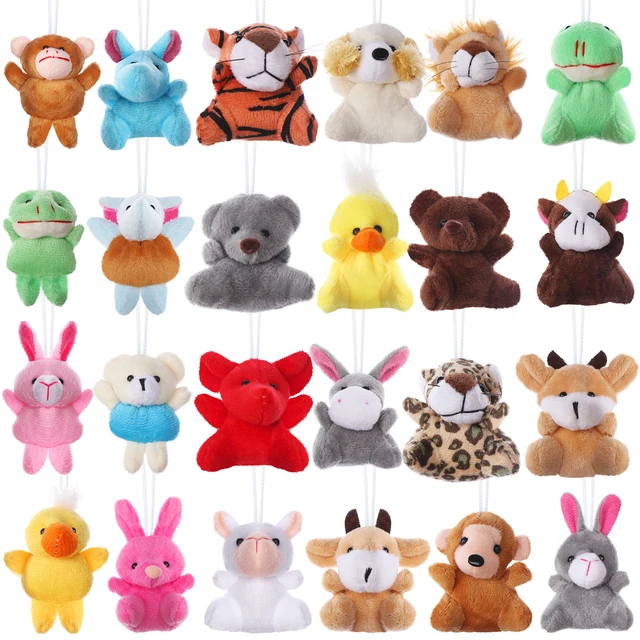 Adorable and versatile 24pcs/set Mini Animal Plush Toy Set