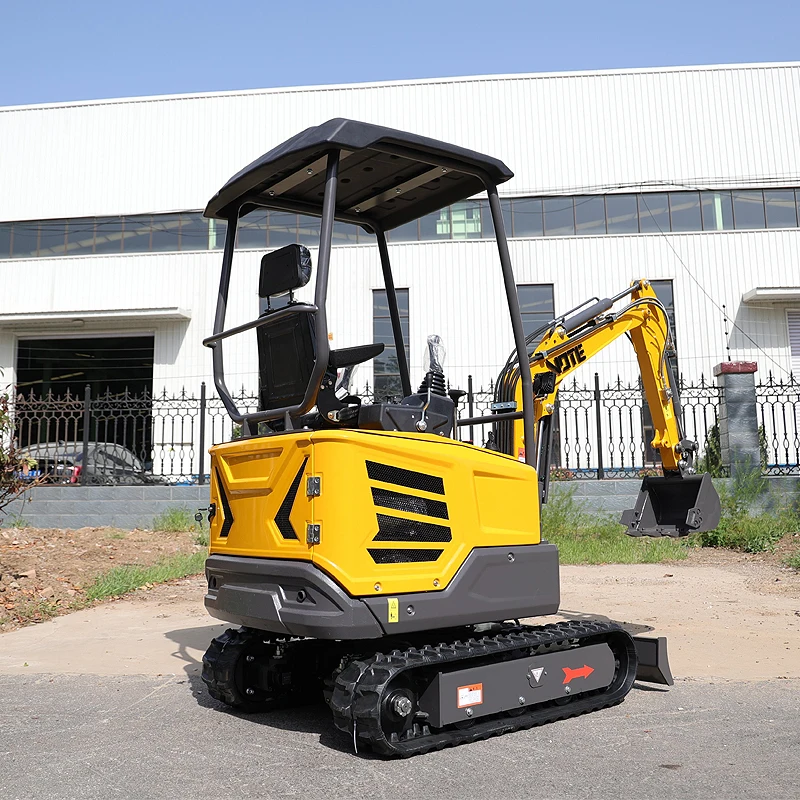 Chinese Equipment Smallest 0.8Ton 1 Ton Mini Digger Gargen  CE  Farm Backhoe Small Hydraulic Excavator Crawler customized