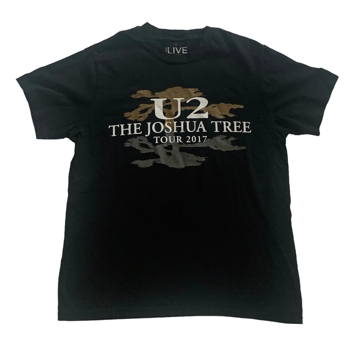 Giosuè Tree U2 Rock Tour T Shirt 2017 Large L