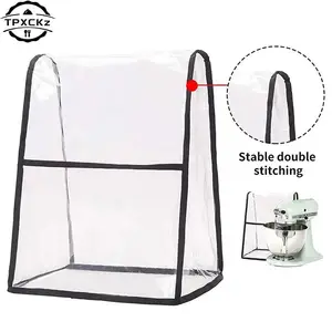 Kitchen Stand Mixer Cover, Clear Mixer Dustproof Covers, Waterproof Thicken Protector Organizer Bag for Kitchen Mixer JBJZ02-large