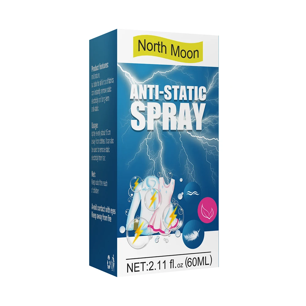 Anti Static Spray Liquid Clothes Laundry Remover Sprayer Furniture Laundry Car Closet anti static spray