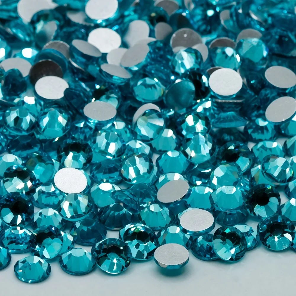 Crystal Rhinestones Collection - Non Hot Fix Flat Back Decorative Gems for Nails & Fabric Embellishments