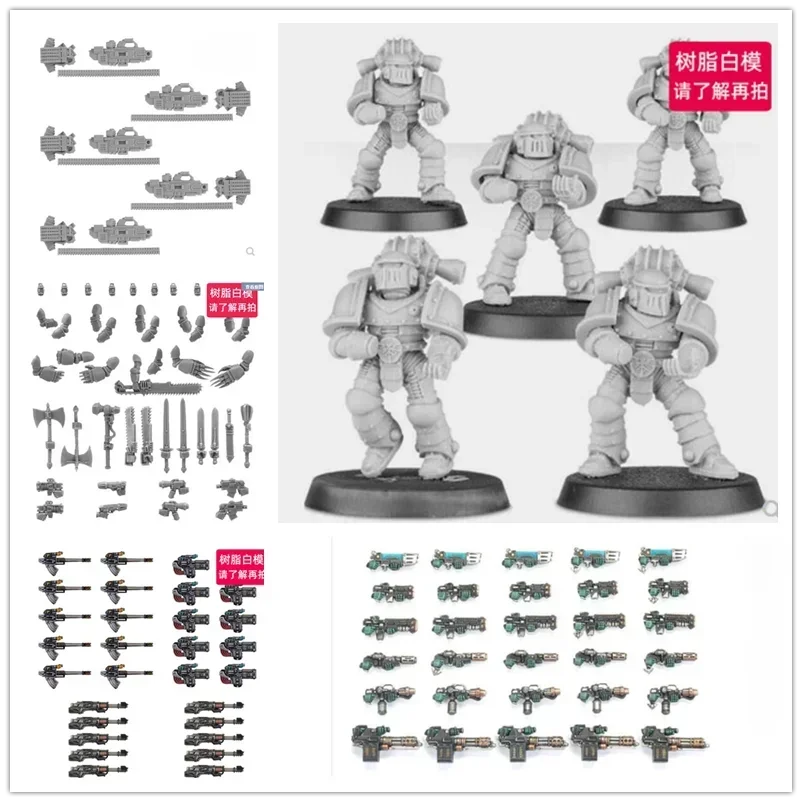 

Unpainted resin model Soldier Weapon Part Miniatures Model Resin Table War Game Chessman Accessory board game pieces