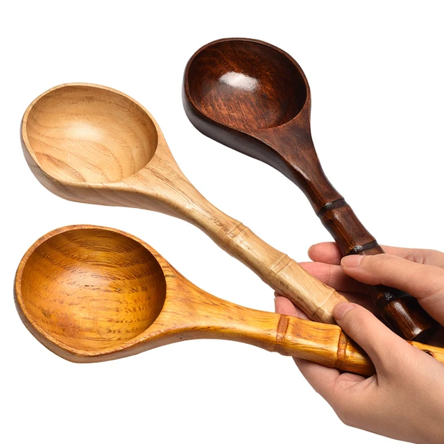 Bamboo Ladles, Wooden Spoons Utensils, Bamboo Cooking Utensils