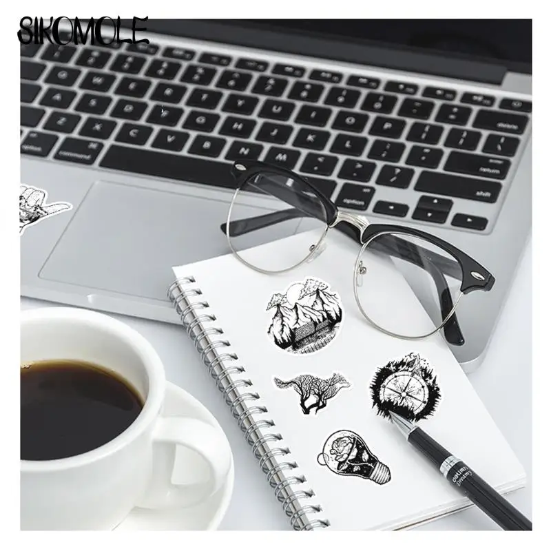 Creative Gothic Sticker Punk Style 10/30/50PCS For Suitcase Notebook Skateboard Fridge Laptop Decals Sticker F5 decorative stickers,gothic stickers
