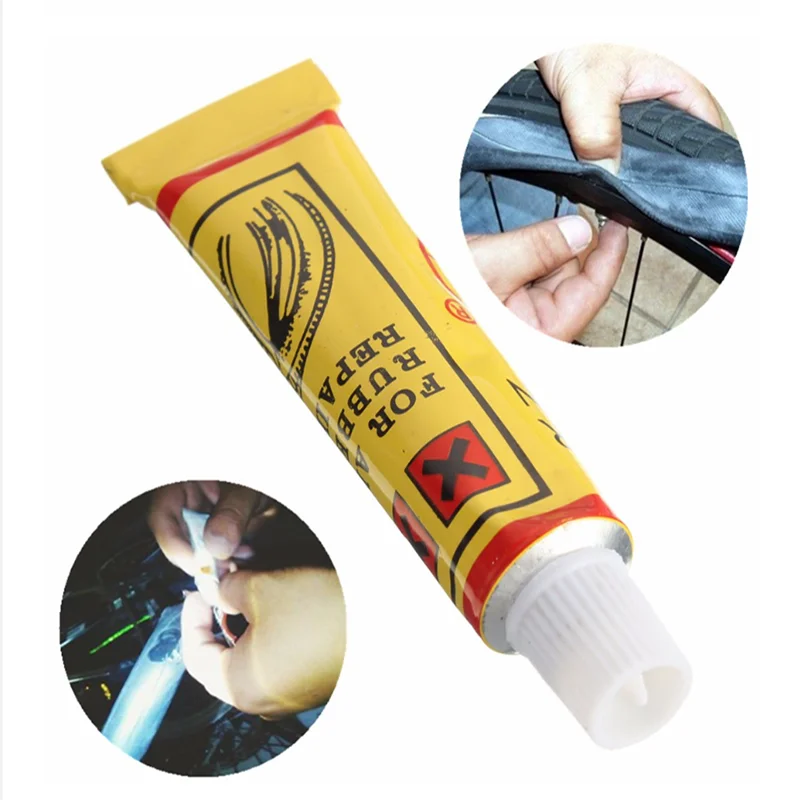 5pcCar Repairing Glue Inner Tube Puncture Repair Bike Tire Repair Glue Tube Patching Glue/Rubber Cement/Adhesive Puncture Repair