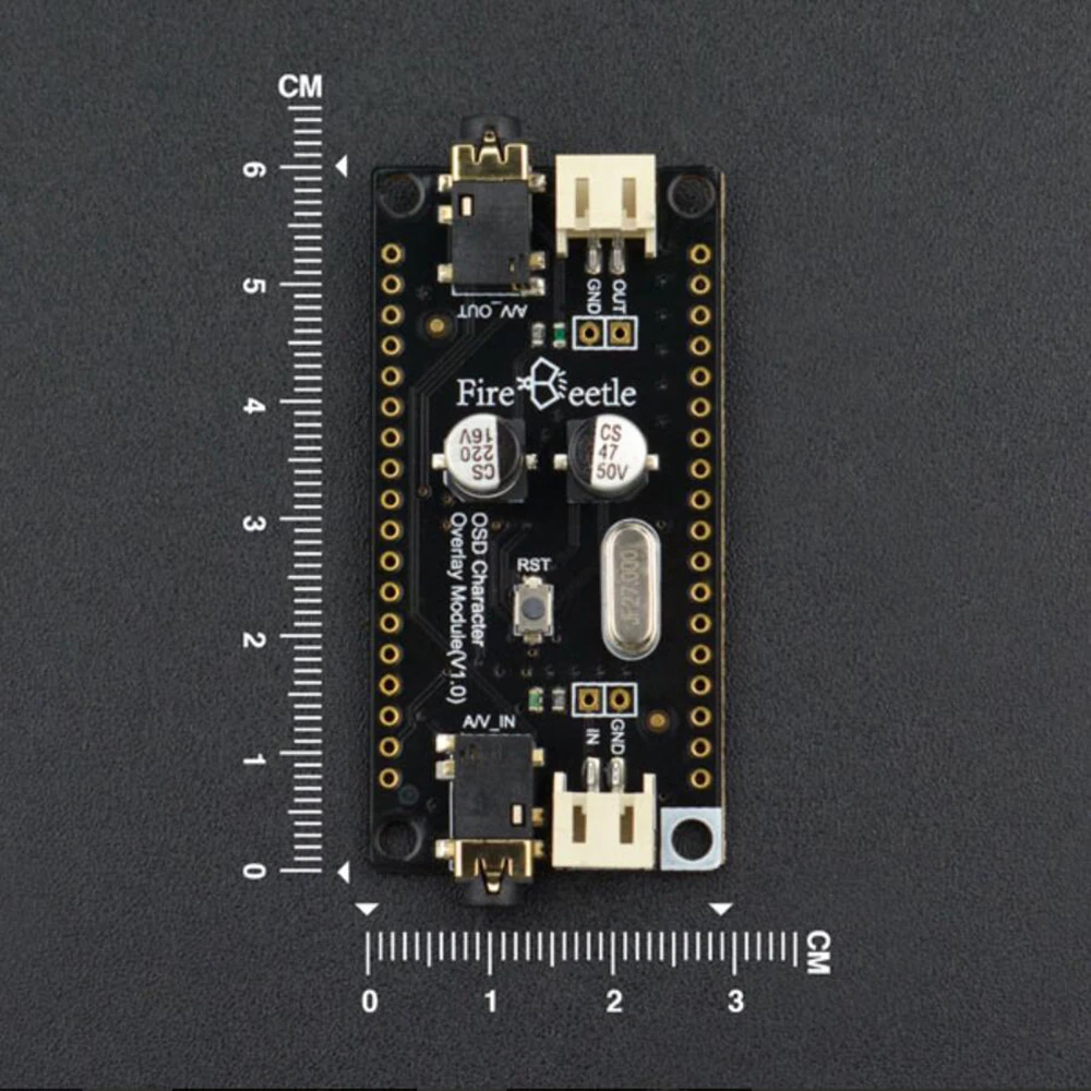 DFRobot FireBeetle OSD �� ��ũ�� ���÷��� ���� �������� ���, ���� ī�޶� Ȩ ������̼ǿ�, 3.3  5V AT7456E 512B EEPROM