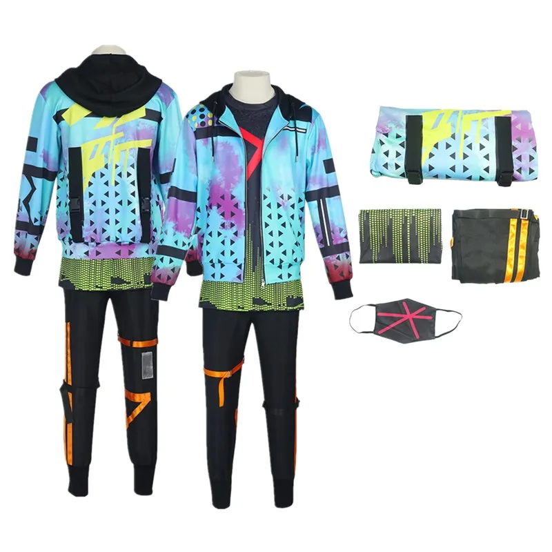 

Костюм для косплея Фэнтези Джейк-парка Dead Cos от дневного света мужской пиджак для взрослых брюки наряды на Хэллоуин Карнавал искусственная Маскировка Костюм