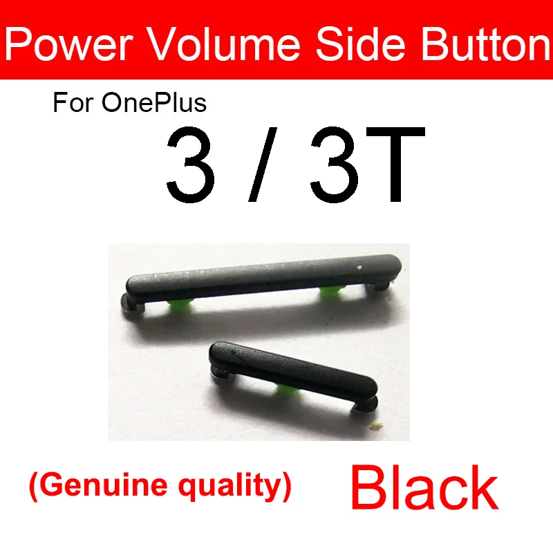 Set De 2 Nappes Boutons Power/volume Pour OnePlus 6T A6010 - Pièce Détachée Neuve