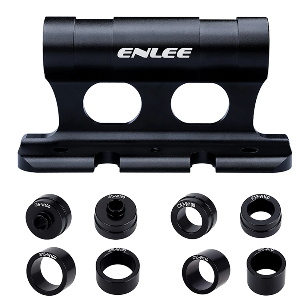 Granvoo Supporto Forcella Bici In Alluminio - Adattabile Per Assi 5x100mm, 12x100mm, 15x100mm, 15x110mm - Per Trasporto Sicuro Su Furgone, Camion O In Garage