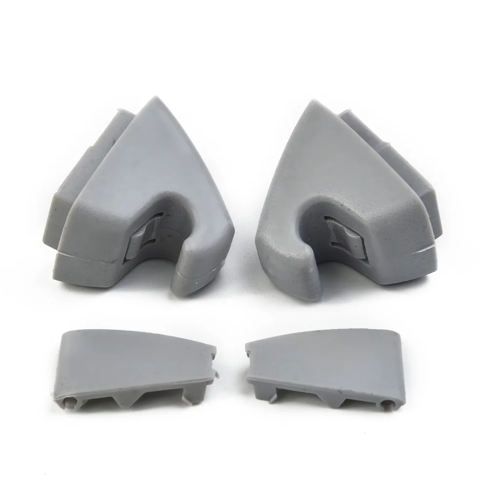 Car Sun Visor 2 PCS/set Support Clip Retainer Bracket Hook for Chevrolet Opel 95994975 Spark Gray Auto