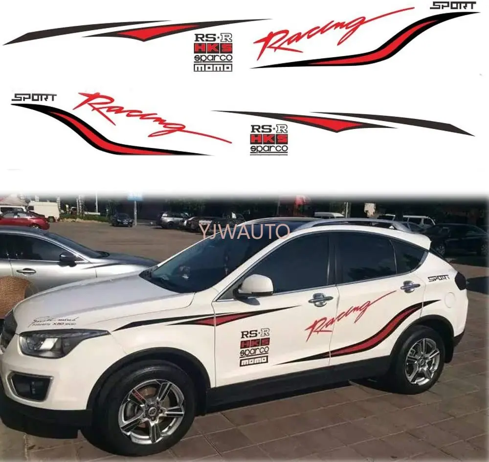 Car Body Stickers Fashion Strips Perfect Lines Car Styling Decals for