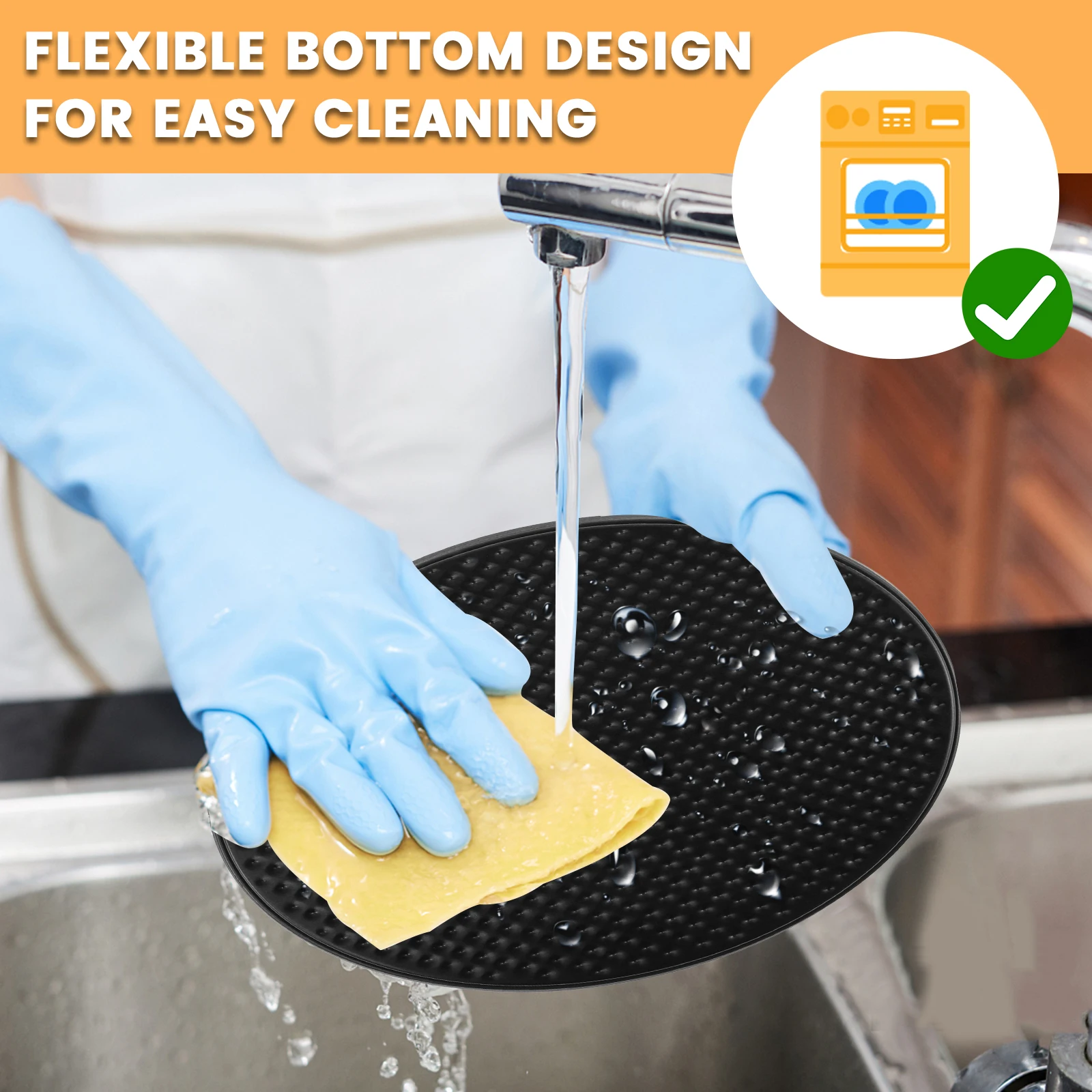 Cake Tin Set 6 PCS Springform with Removable Bottoms Cake Pan Set Non-Stick Coating Loose Base Baking Pan Tray cake mold baking pan baking pan tray