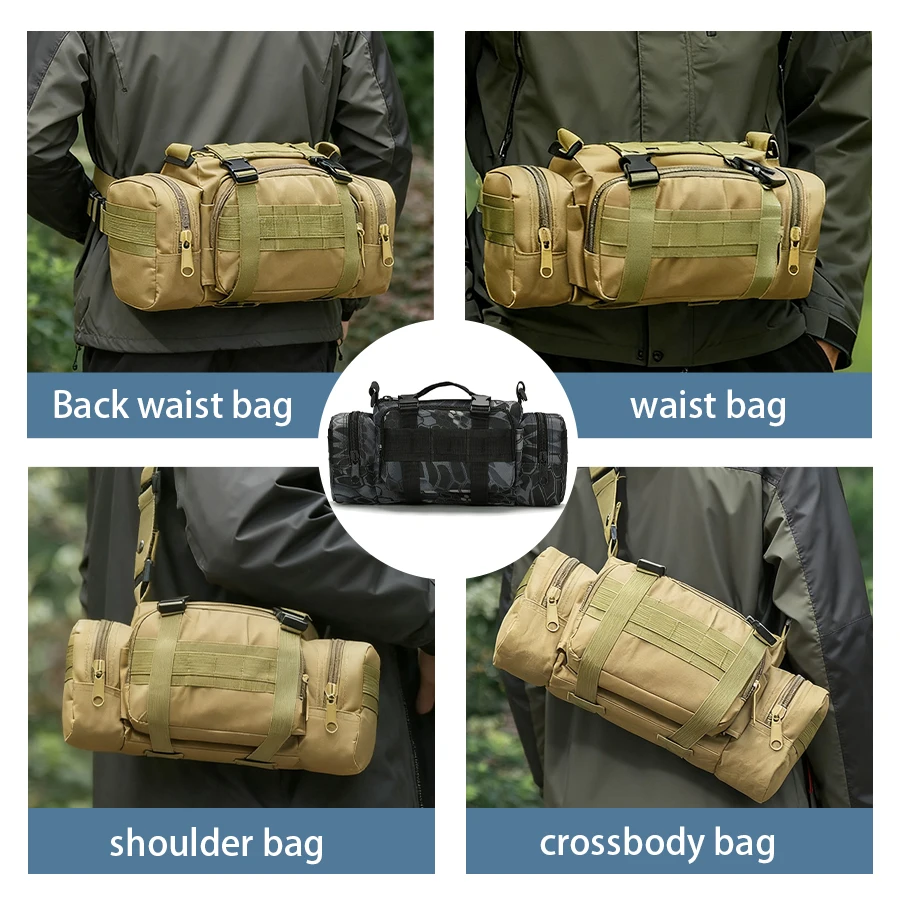 Waterproof Outdoor Sports Waist Bag for Hiking and Cycling