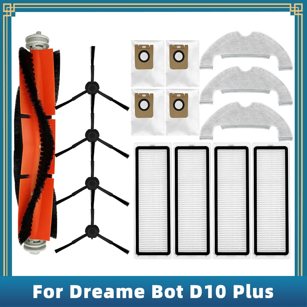 ReplacementForXiaomiDreameBotD10PlusRLS3DRobotVacuumCleanerSparePartsMainBrush