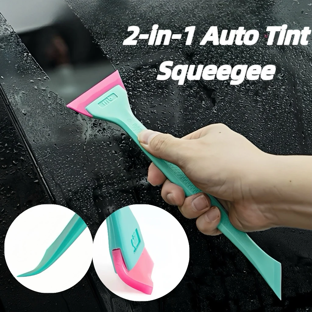 Dual-Head Car Film Squeegee Kit – Professional Tint Tool W/ Beef Tendon ...