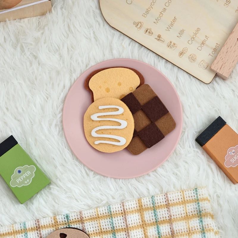 Montessori Nachmittagstee Geschirr Set Kinder Rollenspiel Simulierte Küche Spielzeug Entwickeln Soziale Fähigkeiten Frühe Bildung Spielzeug – Detail 23
