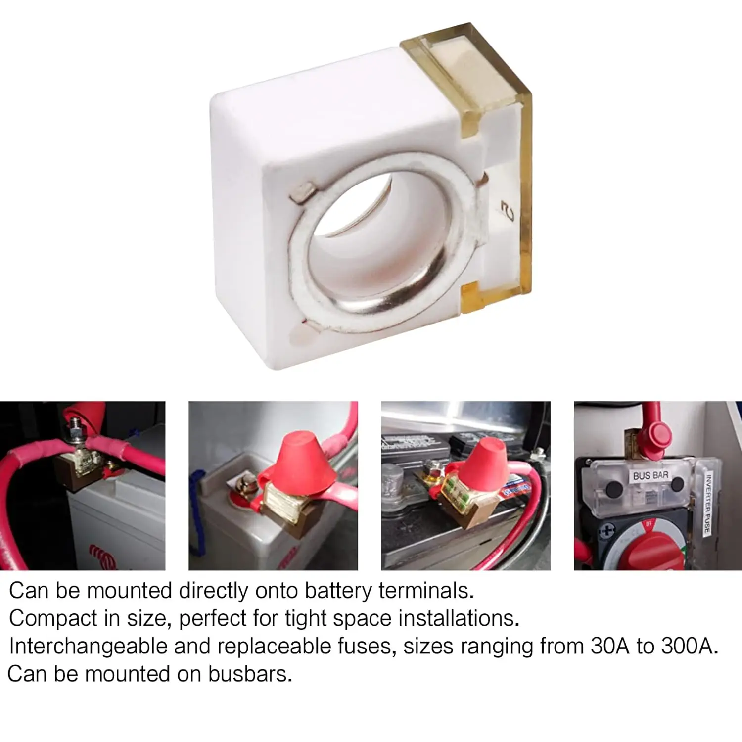 Portafusibile MRBF Impermeabile IP66 - Per Batterie Auto, Camper, Barche Fino A 300A - Foto 11