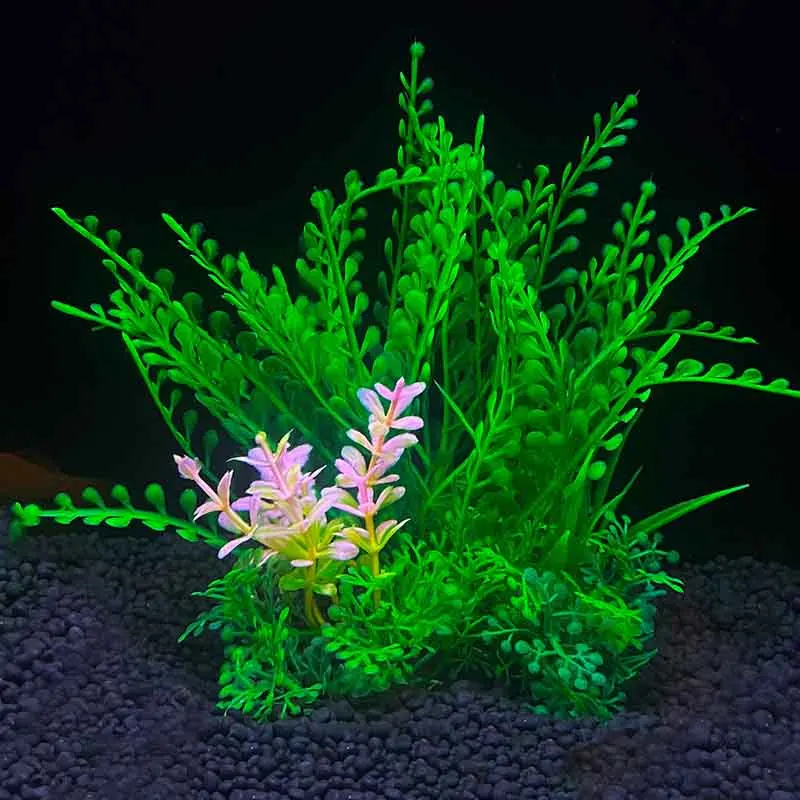 Künstliche Unterwasser-Plastikpflanzen für Aquarien, Fischbecken, Wasserbäume, grünes Wassergras, Simulationsdekoration – Detail 7
