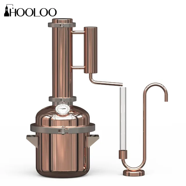 HOOLOO 8L ทองแดง Distiller น้ํามันหอมระเหย Hydrosol Still Home Distiller ไฟโดยตรง Hea อุปกรณ์ DIY จากสมุนไพรพืชและดอกไม้ 1 HOOLOO 8L ทองแดง Distiller น้ํามันหอมระเหย Hydrosol Still Home Distiller ไฟโดยตรง Hea อุปกรณ์ DIY จากสมุนไพรพืชและดอกไม้ 1