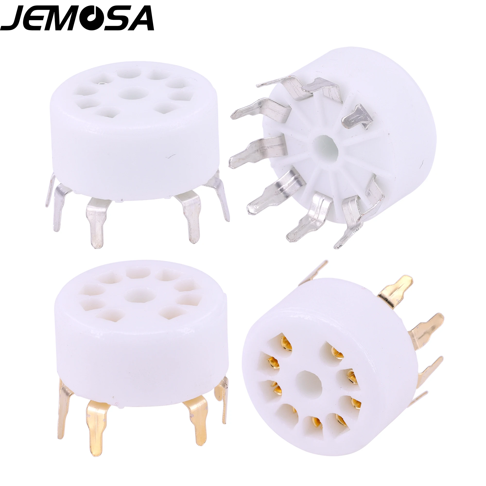

9PIN Tube Socket Ceramic B9A Valve Sockets 12AX7 12AU7 ECC83 EL84 6922 ECC88 ECC82 Vacuum Tube Amplifier Vintage Audio HIFI